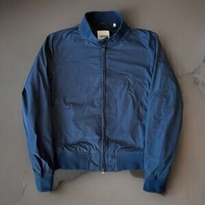 Aspesi Swing Jacket Small Blue Full Zip Lightweight Windbreaker Collared